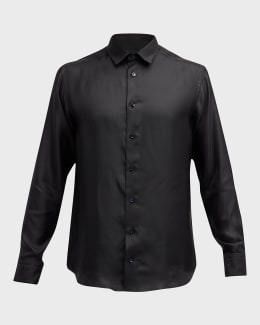 Eton Men's Slim Fit Twill Dress Shirt | Neiman Marcus