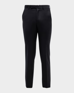 Zanella Men's Parker New Basic Wool Pants | Neiman Marcus