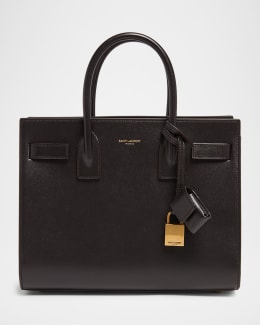 バッグ SAINT LAURENT CUBE Saint Laurent Mini YSL Cube Leather Top-Handle Bag | Neiman