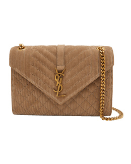 Saint Laurent 'Envelope Medium' Shoulder Bag - Beige - ShopStyle