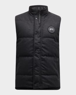 Canada Goose Men's Lawrence Full-Zip Puffer Vest | Neiman Marcus
