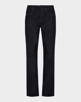 Magliano Men's Stonewashed Denim Straight-Leg Jeans | Neiman Marcus