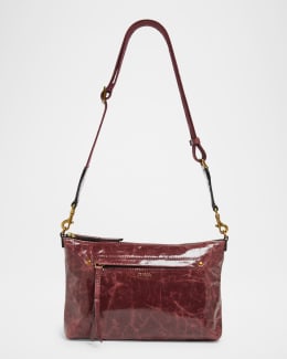 Isabel Marant Skano Studded Leather Shoulder Bag | Neiman Marcus