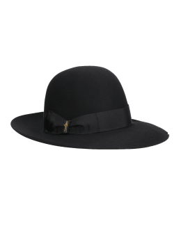 Brown Monogram Mink Cloche Vision Bell Hat