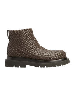 Bottega Veneta Men s Ripley Pointed Toe Leather Ankle Boots