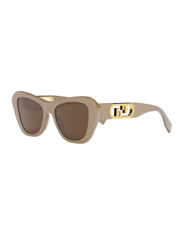Fendi Square FF Logo Sunglasses (SHF-21247) – LuxeDH