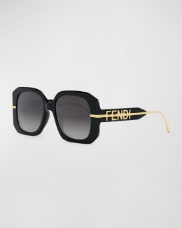 Fendi Fendigraphy Anagram Butterfly Acetate Sunglasses