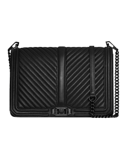 Chevron quilted small love crossbody shop