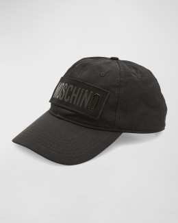 【送料&関税込】Moschino Baseball Cap Moschino Men's Cappello Logo 5-Panel Baseball Cap | Neiman