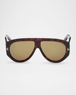TOM FORD Men's Raoul Gradient Tortoiseshell Aviator Sunglasses