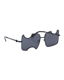 Sunglasses Fendi - FF patterned lens mask sunglasses - FFM0039GS2M27Y