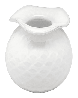 Mariposa Clear Pineapple Textured Bud Vase