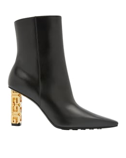 Givenchy G Lock Leather Ankle Boots | Neiman Marcus