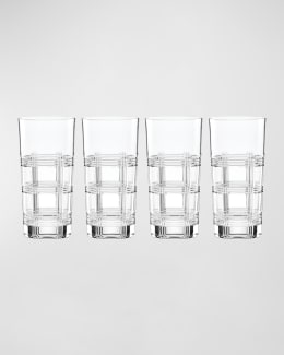 Mikasa Cal Smoke Ombre Double Old Fashioned Glasses Set of 4, 15.5 oz