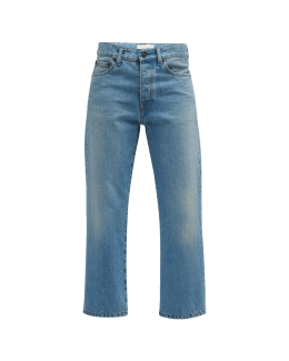 Loewe, Jeans, Loewe Anagram Patchwork Knee Logo Embroidery Jeans Straight  Leg Baggy High Rise
