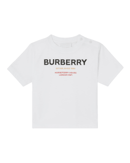 Burberry Kid's Cedar Check-Print T-Shirt, Size 6M-2 | Neiman Marcus