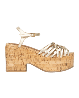 Joie Camden Raffia Wedge Platform Sandals