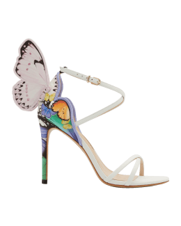 Sophia Webster Heavenly Crystal Wing Stiletto Sandals | Neiman Marcus Sophia Webster Heavenly Crystal Wing Stiletto Sandals | Neiman Marcus