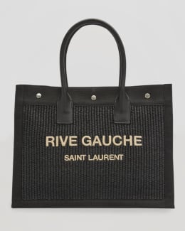 Saint Laurent Sac De Jour Medium Top-Handle Bag in Raffia