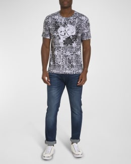 Robert Graham Men's Floating Skull Graphic T-Shirt | Neiman Marcus