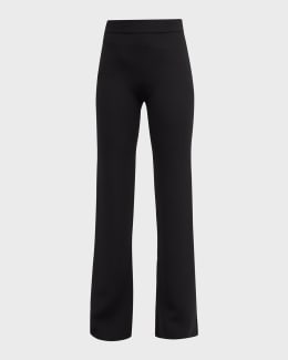 パンツ SAINT LAURENT Women Straight Pants 25P807146Y07YB 1428 BLACK Saint Laurent Tailored Straight-Leg Trousers | Neiman Marcus