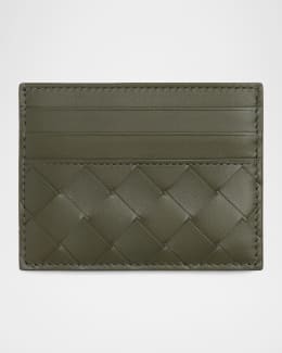 Bottega Veneta Bicolor Intrecciato Passport Case | Neiman Marcus