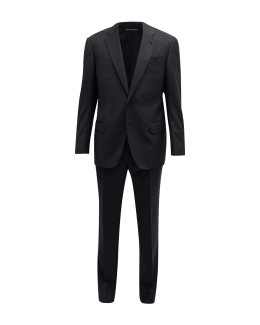 Emporio Armani Men's G-Line Micro Box Wool Suit | Neiman Marcus