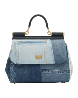 Saint Laurent Le Fermoir Snap-buckle Closure Small Top Handle Bag