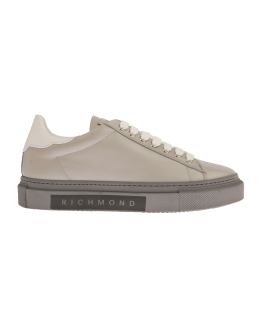 Leather high trainers John Richmond White size 46 IT in Leather - 32965843