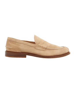 Fendi O'Lock loafers - Beige nubuck leather loafers