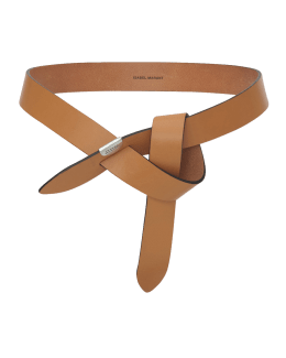 Isabel Marant Lecce Leather Pull-Through Belt | Neiman Marcus