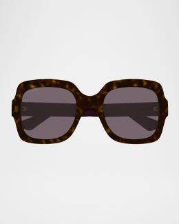 Gucci Gradient GG1326S Square Plastic Sunglasses | Neiman Marcus display picture 1