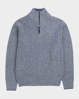 Rodd & Gunn Men's Foresters Peak Quarter-Zip Sweater | Neiman Marcus