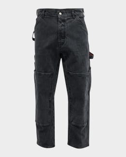 JW Anderson Men's Twisted Workwear Jeans | Neiman Marcus