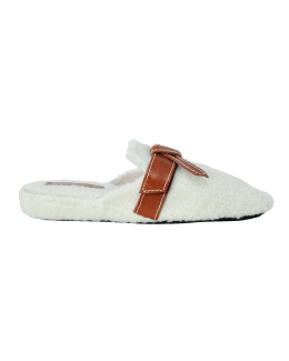 Jacques Levine Suede Wedge Mule Slippers Neiman Marcus