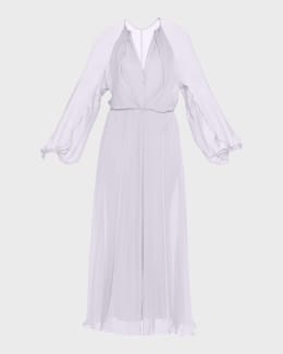 Ralph Lauren Collection Chilton Stretch Satin Evening Dress | Neiman Marcus
