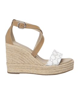 Schutz beige espadrille loafers