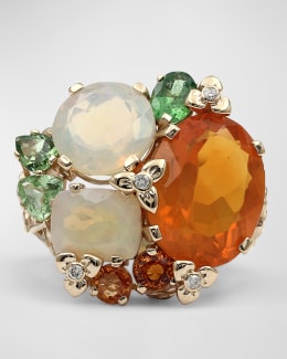 Stephen Dweck Pearl and Diamond Bypass Ring | Neiman Marcus