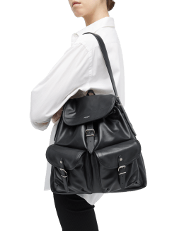 Moncler Leather Mini Dauphine Backpack - Metallic Mini Bags, Handbags -  MOC87351