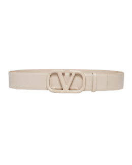 Vlogo leather belt Valentino Garavani Red size 90 cm in Leather - 36624351
