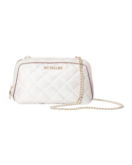 MZ Wallace Emily Small Quilted Chain Crossbody Bag Multi