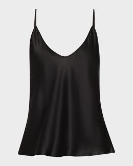 ALICE + OLIVIA Harmon Drapey Slip Tank | Neiman Marcus