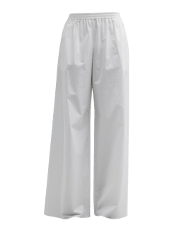 THE ROW Bufus Pleated Wide-Leg Pants Neiman Marcus