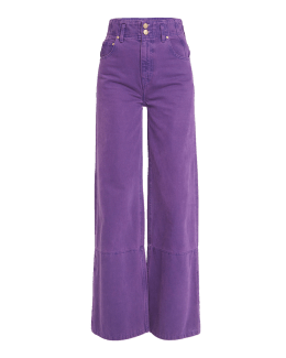 Ulla Johnson The Margot High-Rise Straight-Leg Denim Jeans | Neiman Marcus