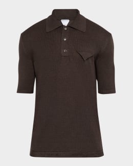 Bottega Veneta Men's Cashmere Wide-Stripe Oversized Crewneck T