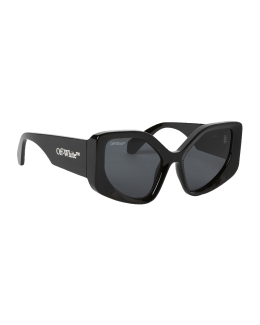 Off-White Catalina Sunglasses 6807 Fuchsia Dark Grey