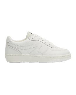 Vince Warren Mixed Leather Court Sneakers Neiman Marcus
