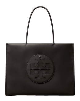 Ella Bio Small Tote Bag in Black - Tory Burch