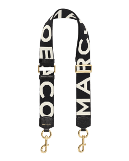 Marc Jacobs Logo Webbing Guitar Bag Strap - Black