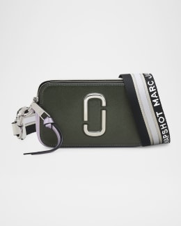 デネリスMARC JACOBS MJ1501 THE JACOBS Marc Jacobs Women's Snapshot Bag, Rose Multi, Logo Emblem